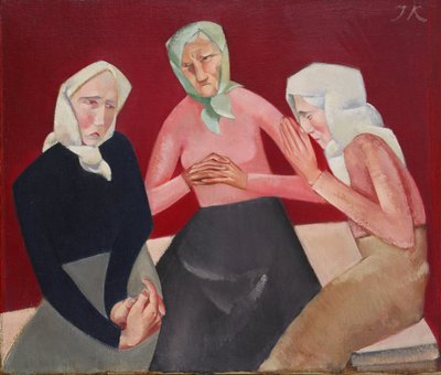 üç yaşlı bayan by Jekabs Kazaks