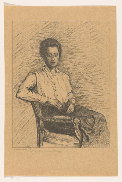 B. van der Meulen'in portresi by Jo Koster