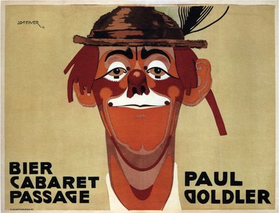 Bier Kabare Geçidi. Paul Goldler, 1914 by Jo Steiner