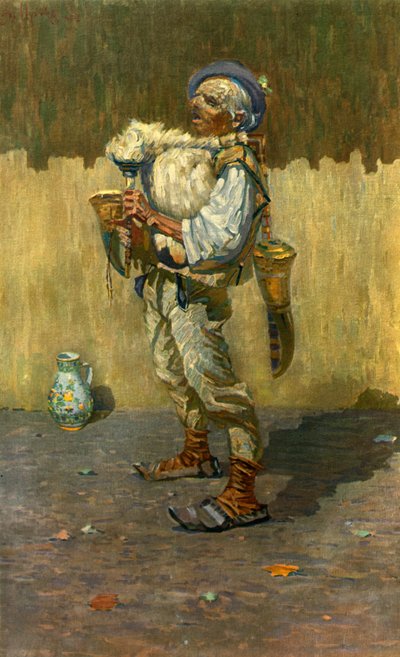 Bir gaydacı, Joa Uprka 1861-1940, 1948 by Joža Uprka