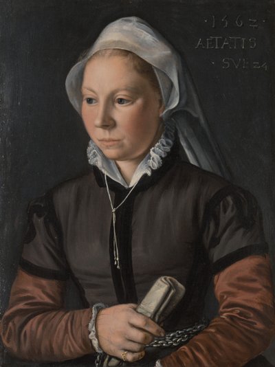 Genç Bir Kadının Portresi, 1562. by Joachim Beuckelaer