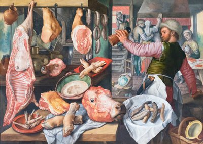 Kasap dükkânı by Joachim Beuckelaer
