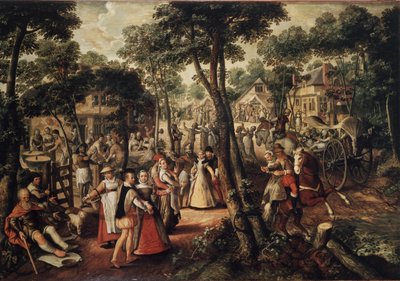 Kırsal kutlama by Joachim Beuckelaer or Bueckelaer