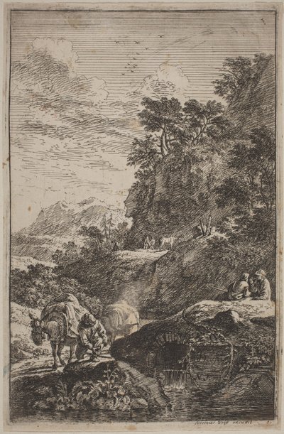 Salvator Rosa Tarzında Manzaralar by Joachim Franz Beich