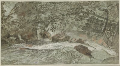 Sarkan Dallı Rapids (verso) by Joachim Franz Beich