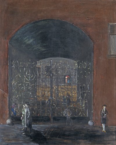 sokak sahnesi by Joachim Ringelnatz
