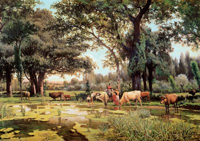 "" Yaz "". Joaquim Vayreda i Vila (1843-1894) tarafından yapılmıştır. Yıl 1880. Barselona. Katalonya Ulusal Sanat Müzesi by Joachim Vayreda i Vila