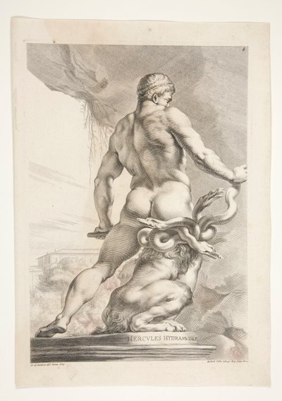 Herkül Hydramuvince (Herkül ve Hydra) by Joachim von Sandrart