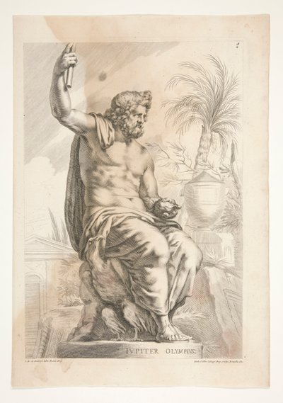 Jüpiter Olympius, Antik Heykelden by Joachim von Sandrart