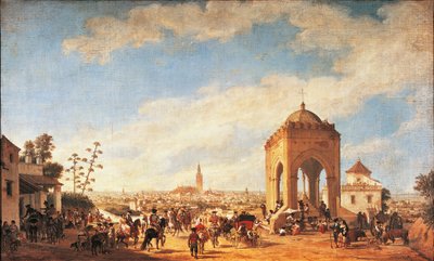 La Cruz del Campo, Sevilla by Joachin Dominguez Becquer