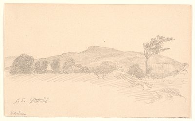 Höråsen sırtı manzaralı manzara. Öströö by Joakim Frederik Skovgaard