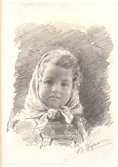 Phigaleia frizinin bir bölümünden sonra çalışma by Joakim Frederik Skovgaard