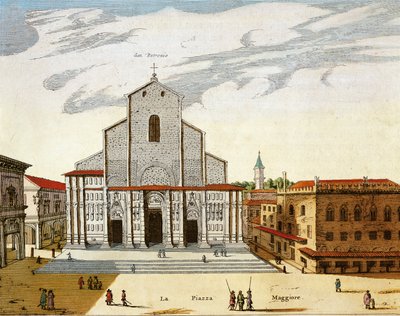 İtalya, Bologna, San Petronio Katedrali, VeNice, Yazdır by Joan Blaeu
