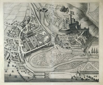 İtalya, Dolceacqua, Joan Blaeu, Amsterdam tarafından Savoy Kraliyet Majesteleri Tiyatrosu