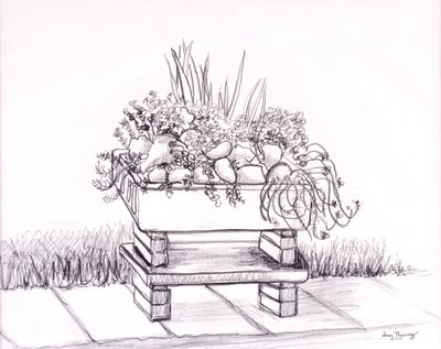 Lavabo Bahçesi, 2000, grafit by Joan Thewsey