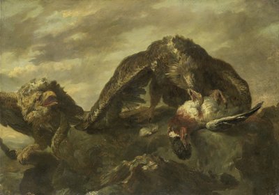 Uçurumlardaki Kartallar by Joannes Fijt (copy after)