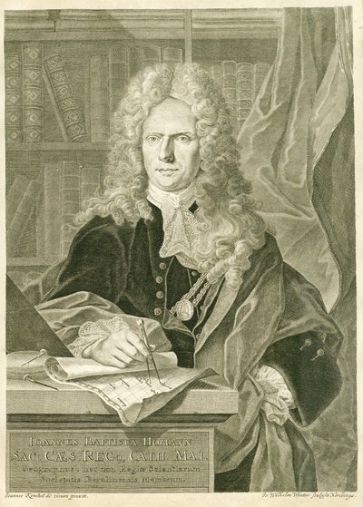 Joannes Baptista Homann, 1740 by Joannes Krenckel