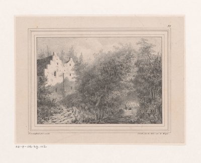 Hendek ve iki ev by Joannes van Liefland