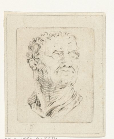Sağa bakan bir adamın büstü by Joannis Jacobus Bijlaert