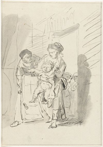 çığlık atan çocuk by Joannis Jacobus Bijlaert