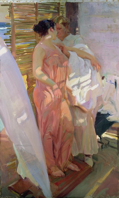 Banyodan Sonra by Joaquin Sorolla y Bastida