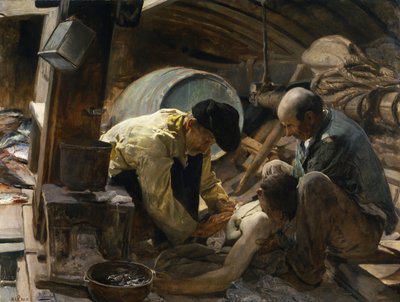 Ve Hala Balığın Pahalı Olduğunu Söylüyorlar by Joaquín Sorolla