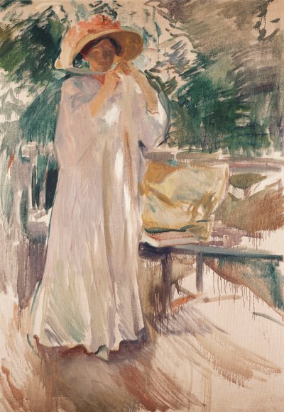 Bahçesinde Clotilde, 1910 by Joaquín Sorolla