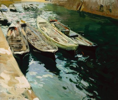 Drifters, Zarautz, San Sebastian yakınlarında by Joaquin Sorolla y Bastida