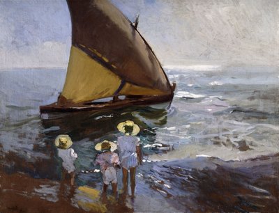 Sahilde, Valensiya; Sahilde, Valensiya, 1907 by Joaquín Sorolla