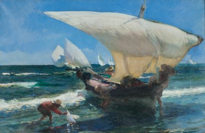 Valencia sahilinde by Joaquin Sorolla y Bastida