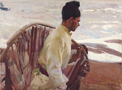 Karides Balıkçısı, Valencia; Karides balıkçısı, Valencia, 1908 by Joaquín Sorolla