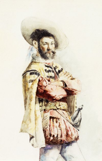 silahşör, by Joaquín Sorolla