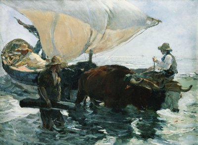 Balıkçılıktan Dönüş, 1893 by Joaquín Sorolla