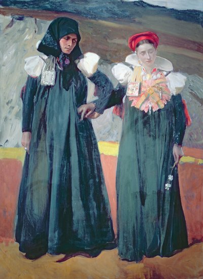 Anso Vadisi'nden geleneksel elbise by Joaquin Sorolla y Bastida