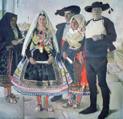 Tipik Lagarterlılar by Joaquin Sorolla y Bastida