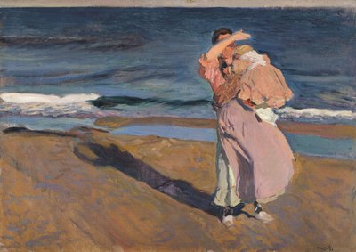 Çocuklu balıkçı kadın, Valencia, 1908. by Joaquín Sorolla