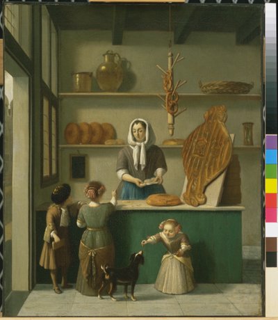 Fırın Dükkanı, 1680 dolayları by Job Berckheyde