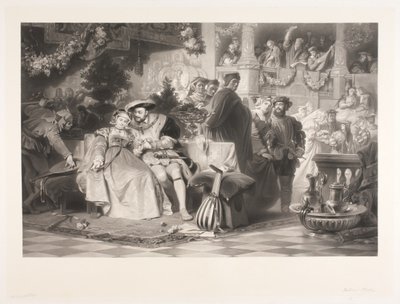 Henrik VIII ve Anna Boleyn by Joel Ballin