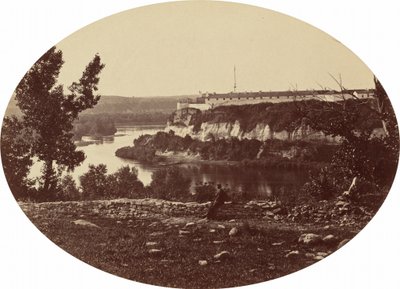 Fort Snelling, c. 1865. by Joel E Whitney