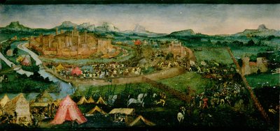 Pavia Savaşı (panelde sıcaklık) by Joerg the Elder Breu