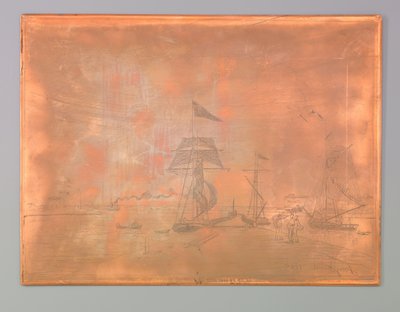 Honfleur limanındaki iskele by Johan Barthold Jongkind (signed by artist)