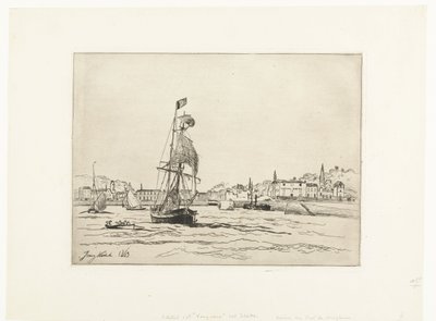 De Haven van Honfleur by Johan Barthold Jongkind