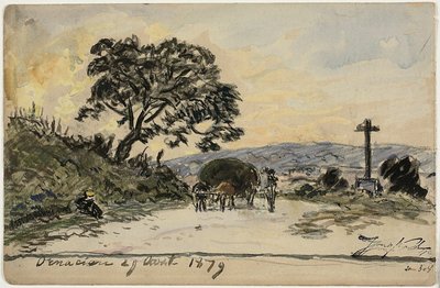 Ornacieux (rekto ve verso) by Johan Barthold Jongkind