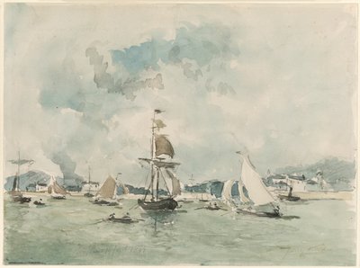 Honfleur Limanı by Johan Barthold Jongkind
