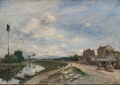 Bas-Meudon'da Seine Nehri by Johan Barthold Jongkind