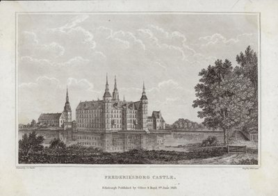 Frederiksborg Sarayı by Johan Christian Dahl