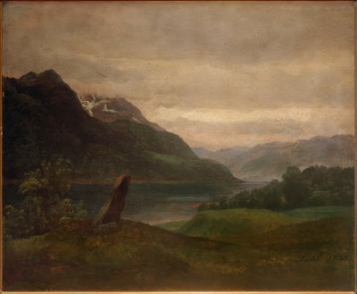 Norveç manzarası by Johan Christian Dahl