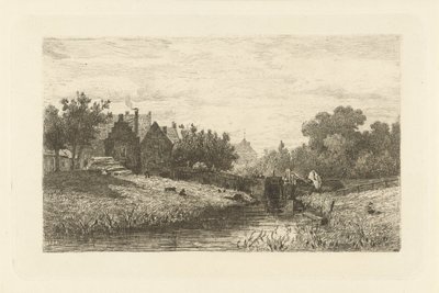 Bir kilidin görünümü by Johan Conrad Greive