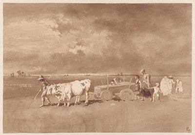 Campagna'da cenaze töreni by Johan Daniël Koelman