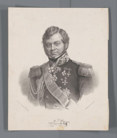 Julius Konstantin İmparatorluğu'nun Portresi by Johan Hendrik Hoffmeister